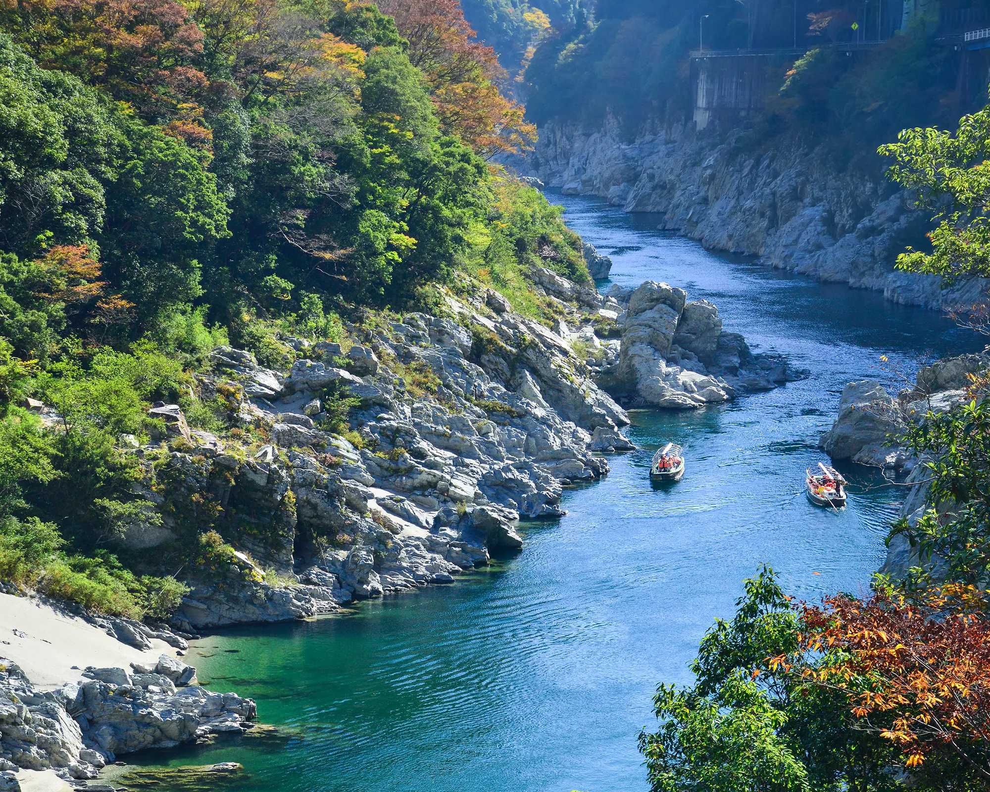大歩危峡観光遊覧船